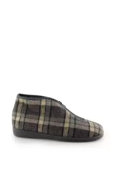 Jed II Thermal Zip Check Bootee Slippers
