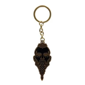 Assassins Creed Valhalla Tribal Face Metal Keychain