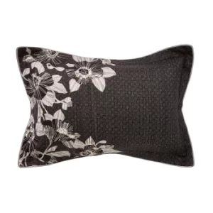 Bedeck Of Belfast Faiza Oxford Pillowcase, Charcoal