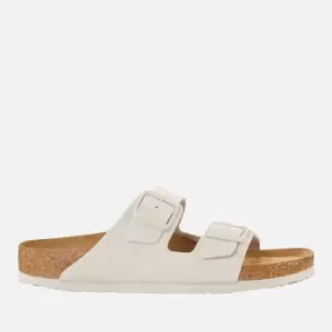 Birkenstock Arizona Sfb Vl, Modern Suede Antique White, size: 7+, Male, Slides & Sandals, 1024554