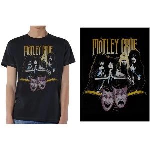 Motley Crue - Theatre Vintage Mens X-Large T-Shirt - Black