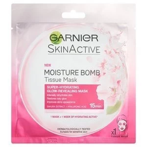 Garnier Moisture Bomb Sakura Hydrating Face Sheet Mask