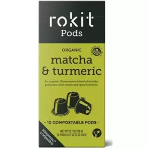Rokit Organic Matcha & Turmeric Nespresso Pods - 10s - 703276