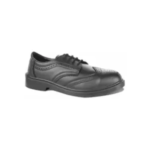 Rock Fall - ProMan TC500 Brooklyn Safety Work Shoes Black - Size 6