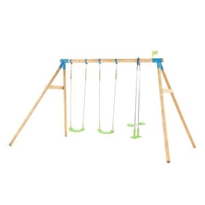 TP Toys Woburn Wooden Triple Swing Set