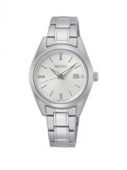Seiko Seiko Ladies Stainless Steel White Dial Classic Bracelet Watch