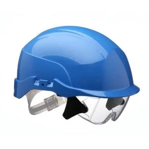 Centurion Spectrum Safety Helmet Blue with Eye Protection Blue Ref
