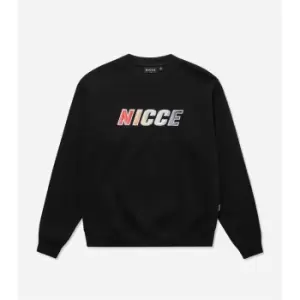 Nicce Prisme Oversized Sweatshirt - Black