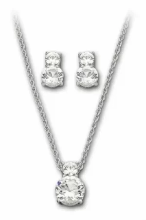 Ladies Swarovski Jewellery Brilliance Necklace Earring Set 1807339