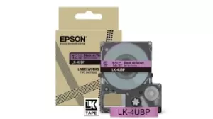 Epson C53S672101/LK-4UBP DirectLabel-etikettes violet on black...