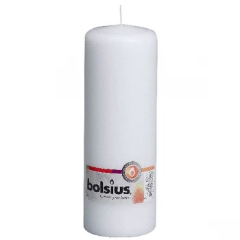 Bolsius Pillar Candle Single White
