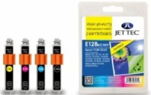 JetTec Epson Fox T1281 Black And Tri Colour Ink Cartridge