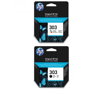 HP 303 Black and Tri Colour Ink Cartridges