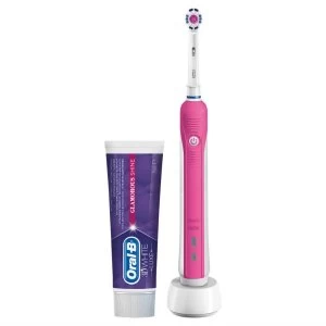 Oral B Pro 650 Electric Toothbrush - Pink