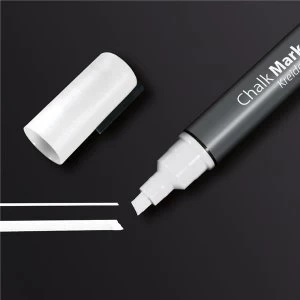 Sigel Chalk Marker 50 Chisel Tip 1 5mm White 1 in Pack