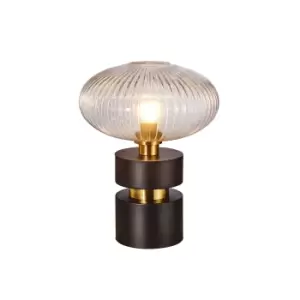 Norma Globe Table Lamp Black E27