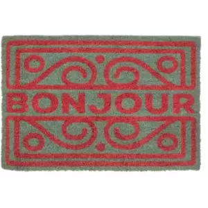 Neon Bonjour Doormat - Premier Housewares