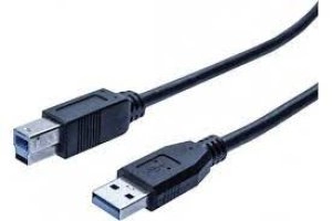 2m Black Value USB 3.0 A To B Cable