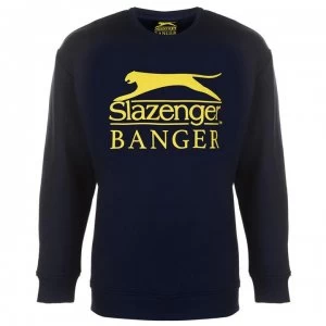 Slazenger Banger Logo Sweatshirt - Navy