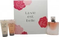Lancome La Vie Est Belle Gift Set 50ml Eau de Parfum + 50ml Shower Gel + 50ml Body Lotion