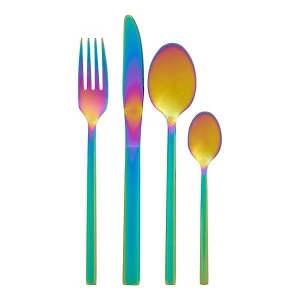 Premier Housewares 16 Piece Aurora Stainless Steel Cutlery Set