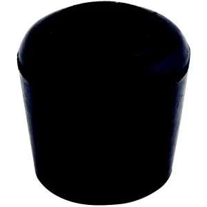 Select Hardware Stick Ferrule Rubber Black 22mm 1 Pack