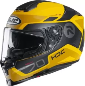 HJC RPHA 70 Shuky Helmet, grey-yellow, Size L, grey-yellow, Size L