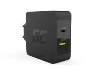 Green Cell CHAR08 mobile device charger Black Indoor