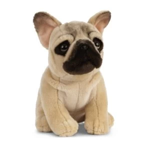 Living Nature Soft Toy - Plush French Bulldog (20cm)
