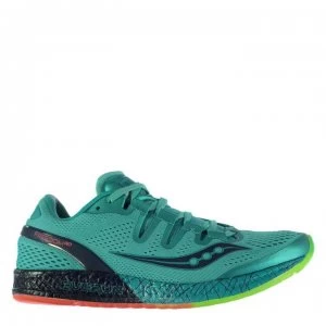 Saucony Freedom ISO Ladies Running Shoes - Blue/Citron