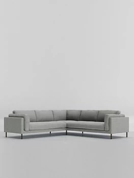 Swoon Munich Fabric 5 Seater Corner Sofa - Soft Wool