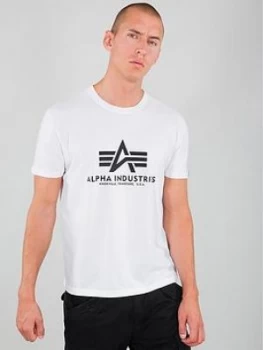 Alpha Industries Logo T-Shirt - White