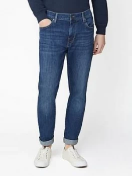 Ben Sherman Straight Stonewash Jeans, Denim, Size 30, Men
