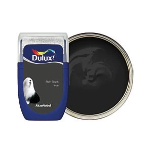 Dulux Rich Black Matt Emulsion Paint 30ml