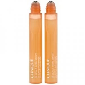 Clinique Eye and Lip Care All About Eyes Serum De Puffing Eye Massage Roll On 2 x 15ml 0.5 fl.oz.