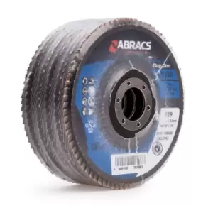 Abacus ABFZ115B080 Pro Zirconium Flap Disc 115mm 80 Grit (5 Pack)