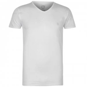 883 Police V Neck Underwear T-Shirt - White