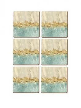 Creative Tops Golden Reflections Coasters ; Set Of 6