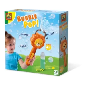 SES CREATIVE Childrens Lion Bubble Pop with Bubble Solution, 5 Years and Above (02259)