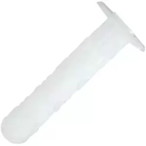 DEWALT - Universal Plastic Wall Plug 8 x 40mm - Pack of 100 - White