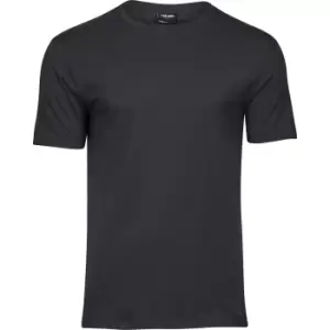Tee Jays Mens Luxury Cotton T-Shirt (XXL) (Dark Grey)