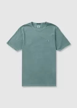 C.P. Company Mens 24/1 Jersey T-Shirt In Mineral Blue