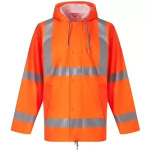 Yoko Unisex Adult Flex U-Dry Hi-Vis Jacket (L) (Orange) - Orange