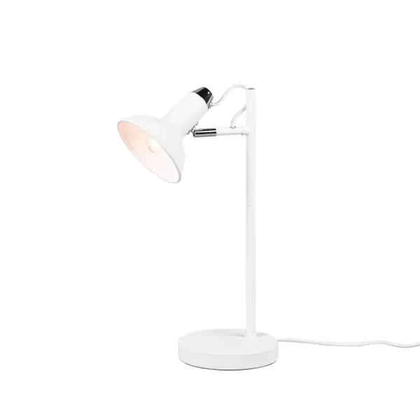 Roxie Modern Desk Task Lamp White Matt