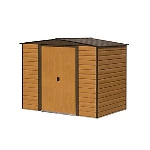 Rowlinson Woodvale Metal Apex Shed without Floor 8 x 6 ft