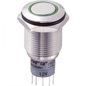 Tamper proof pushbutton 250 V AC 3 A 2 x OnOn