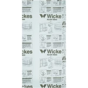 Wickes Durable Acrylic Clear Sheet 900mm x 1.8m