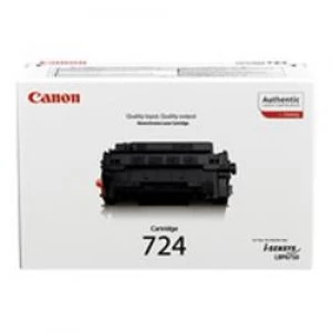 Canon CRG724 Black Laser Toner Ink Cartridge