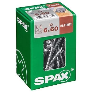 Spax TX Washer-Head Wirox Screws - 6 x 60mm Pack of 30