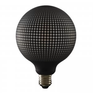 TCP 1 pack Screw E27/ES 100lm LED Decorative Black Dots Light Bulb Non Dimmable Glass, Plastic, Metal